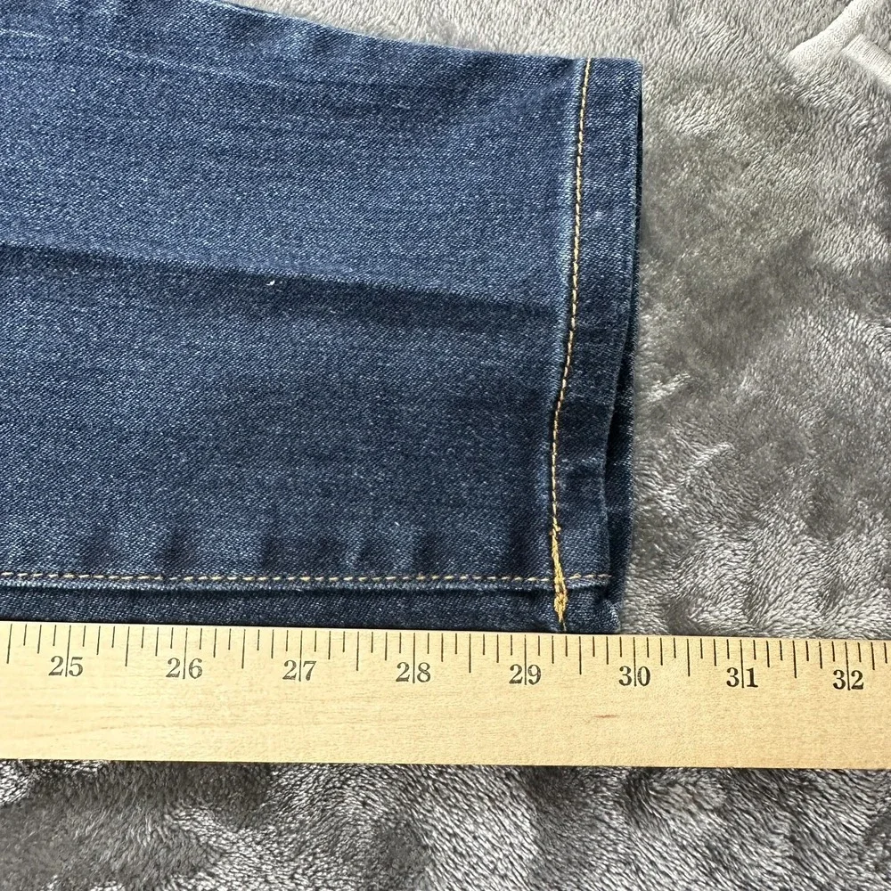 Michael Kors Skinny Jeans Womens 10 Blue Zipper Pockets Rockstar Denim‎